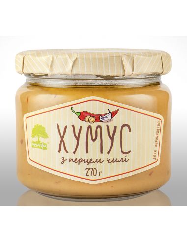 Хумус с красным перцем чили, Інша їжа, 270г