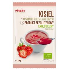 Кисель клубничный (без глютена), Amylon, 30г