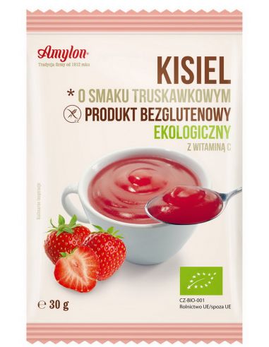Кисель клубничный (без глютена), Amylon, 30г