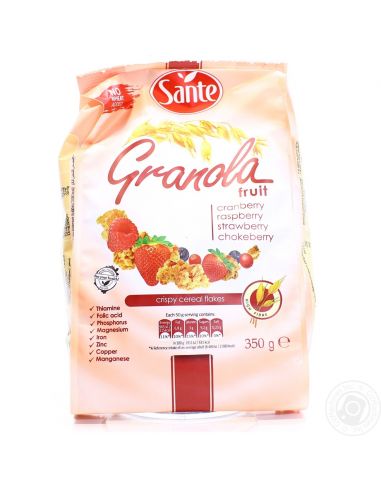Гранола с фруктами, Sante, 50г