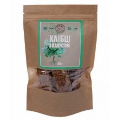 Хлебцы с капустой, Живая кухня, 100г