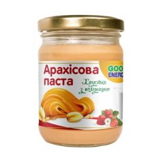 Паста арахисовая хрустящая с клубникой, GoodEnergy, 180г