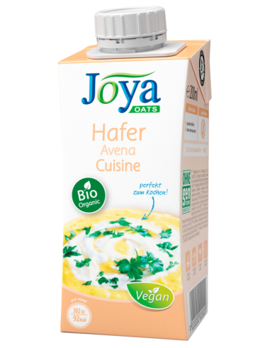 Вершки вівсяні кулінарні, Joya, 200мл