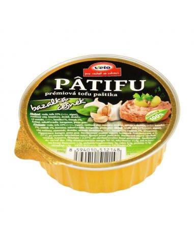 Паштет з базиліком та часником, Patifu, 100г