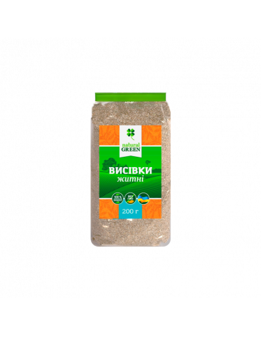 Висівки житні, NATURAL GREEN, 200г