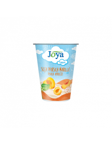 Йогурт соєвий з абрикосом та персиком, Joya, 200г