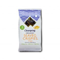 Водорості морські хрусткі Імбир, Clearspring, 4 г