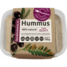 Хумус з чорними оливками, Ilovehummus, 150г