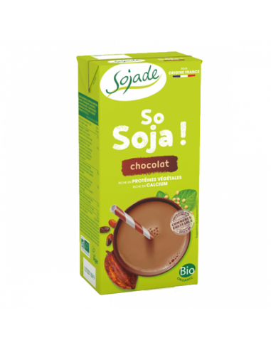 Напій соєвий шоколад органічний, Sojade, 1л