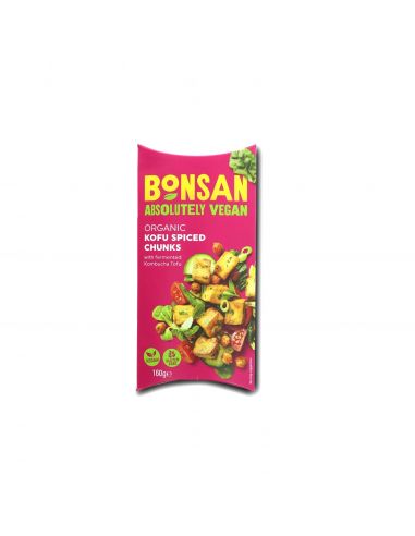 Тофу смажений зі спеціями та комбучею, Bonsan, 160г