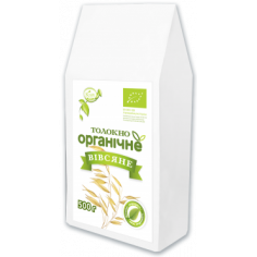 Толокно органічне вівсяне, Козуб Продукт, 500г