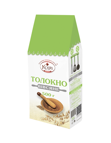 Толокно вівсяне, Козуб Продукт, 500г
