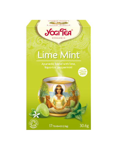 Чай трав’яний з прянощами "Лайм-М’ята", Yogi Tea, 1,8г