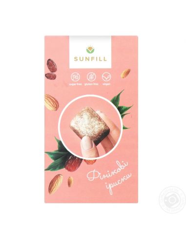 Іриски фінікові, Sunfill, 150г