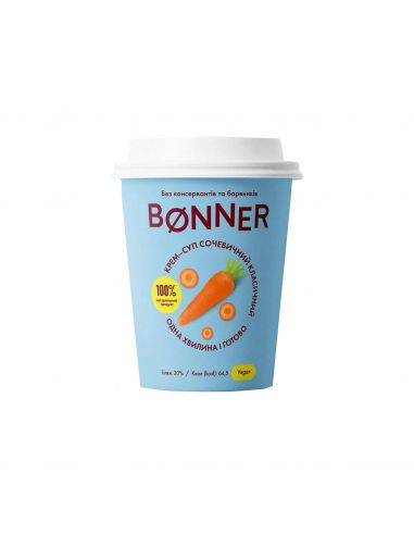 Крем-суп з сочевиці класичний, Bonner, 50г стакан