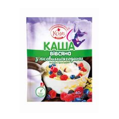 Каша вівсяна з лісовими ягодами, Козуб, 40г