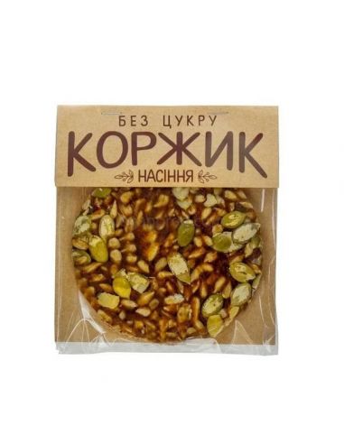 Козинак з насінням, Коржик, 50г