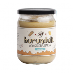 Паста арахісова з кокосом, БУРУНДУК, 450г