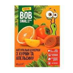 Натуральні цукерки з хурми та Апельсину bob snail (Равлик Боб), 60г