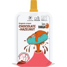 Шоколадна паста веганська з лісовими горіхами органічна, Super Fudgio, 50г