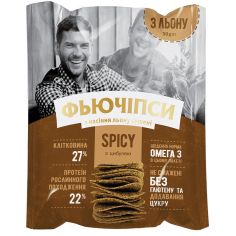 Фьючіпси лляні сушені, Spicy, 50г