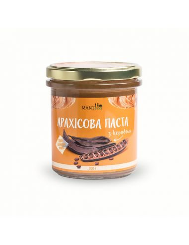 Паста арахісова з керобом, Manteca, СКЛО, 300г