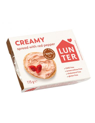 Тофу спред вершковий з червоним перцем, Lunter, 115г