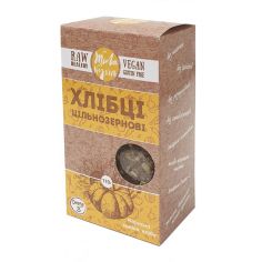 Хлібці цільнозернові "з гарбузом", Жива кухня, 110г