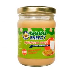 Паста арахісова з білим шоколадом, GoodEnergy, 250г