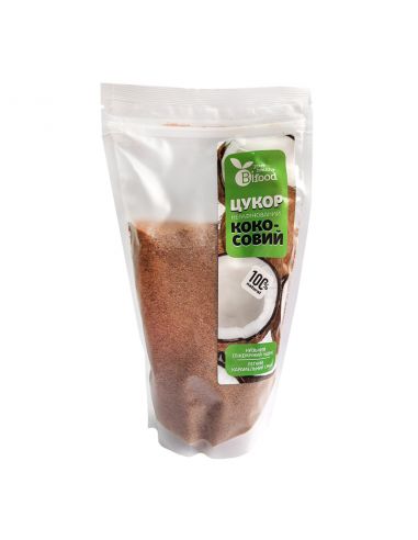 Цукор кокосовий нерафінований, Biofood, 400г
