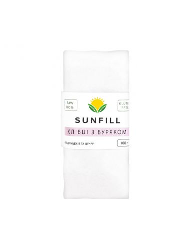 Хлібці "з буряком і чорносливом", Sunfill, 100г