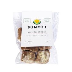 Іриски фінікові, Sunfill, 100г
