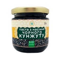 Паста з насіння чорного кунжуту, EcoLiya, 200г