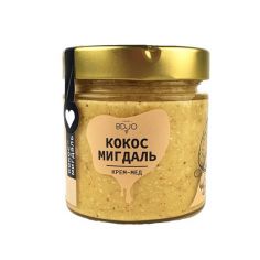Мед кокос-мигдаль, BDJO, 300г
