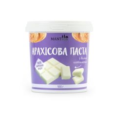 Паста арахісова з білим шоколадом, Manteca, 500г
