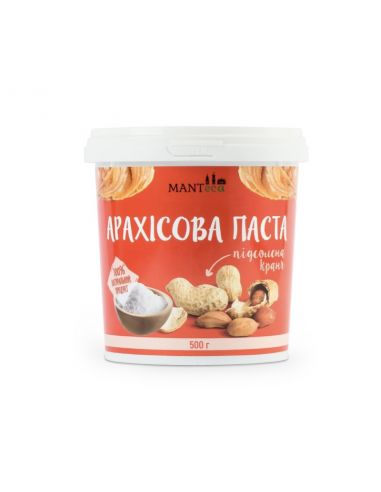 Паста арахісова кранч, Manteca, 500г