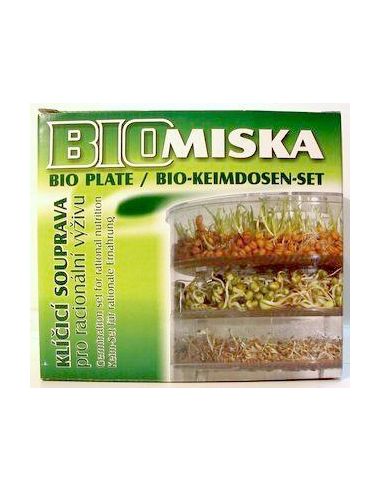 Пророщувач для зерен і насіння трисекційний, Bio Natura