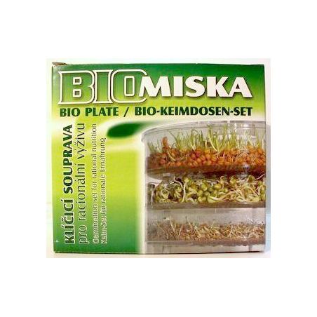 Пророщувач для зерен і насіння трисекційний, Bio Natura