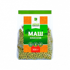 Квасоля маш (мунг), NATURAL GREEN, 300г
